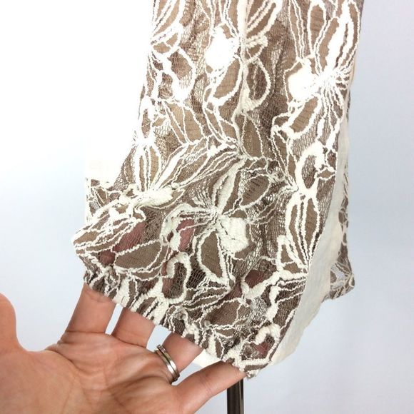 Anthropologie a’reve Lace Gauze Boho Blouse Size S - Picture 6 of 8